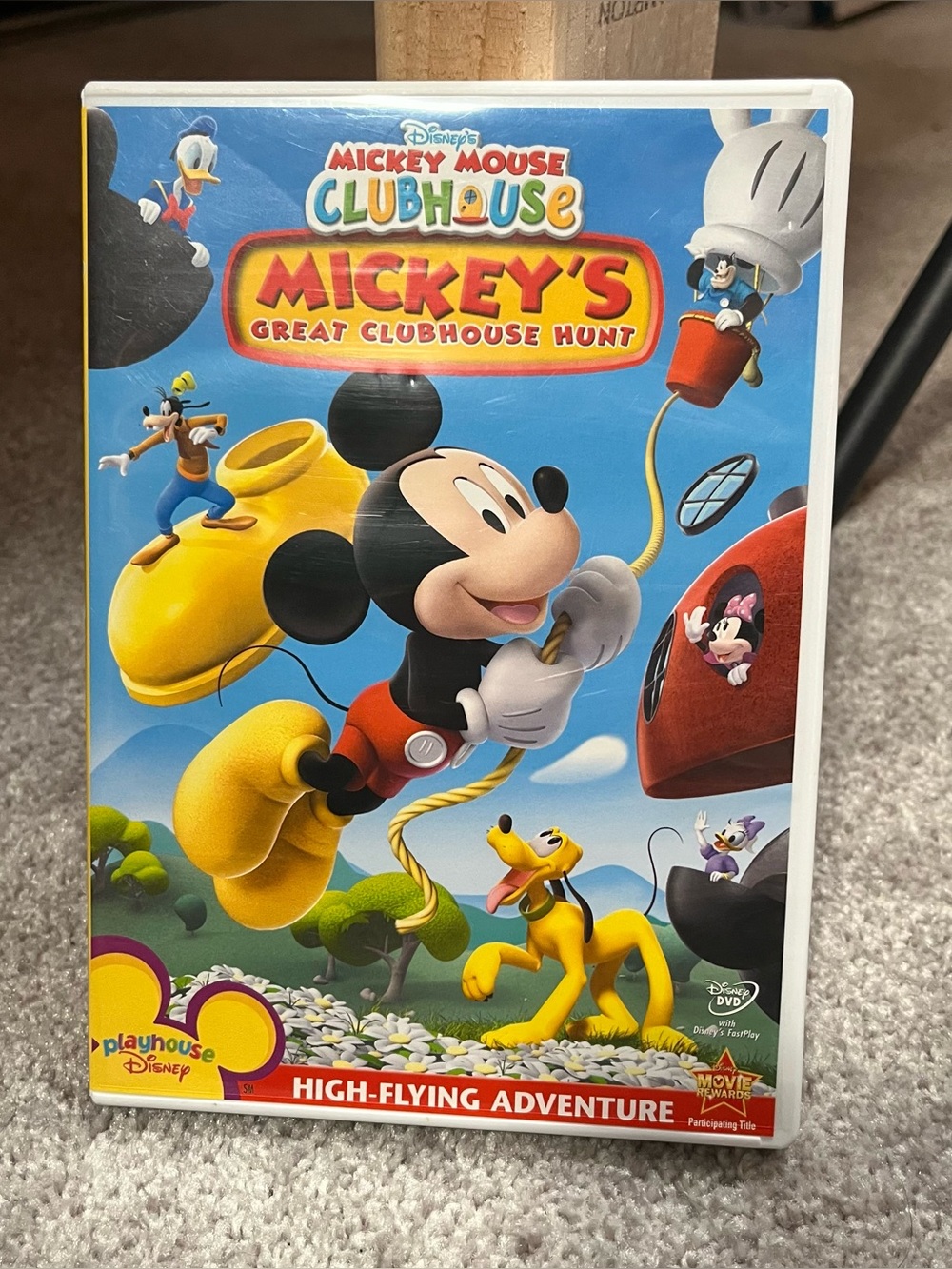 Mickey's Great Club House Hunt DVD 2007 Disney Playhouse High Flying Adventure
